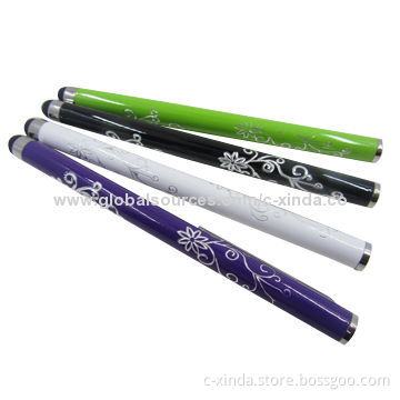Colorful feather touch pen for iPhone and iPad, plastic and aluminum material/more colors for choice